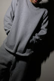 DOUBLE V GUSSET CREW NECK SWEAT