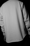 HENLEY NECK LIGHT SWEAT SHIRT