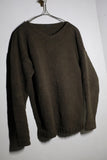 HAND KNITTED V NECK SWEATER